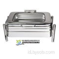 Chafing Dish dengan Buffet Frame Oblong Chafer